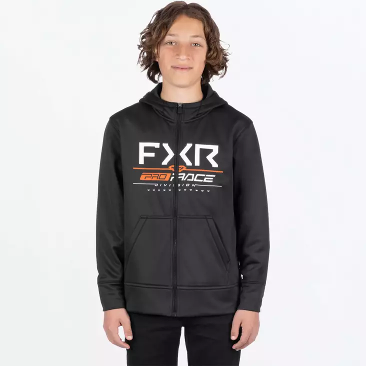 Youth Race Division Tech Zip Hoodie - Lasten Hupparit & Fleece - 294 - 1