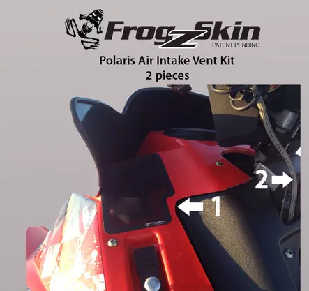 Frogzskin Polaris 440/600 Air Intake Kit 2008-13 - Ilmastointikalvot - 17430 - 1