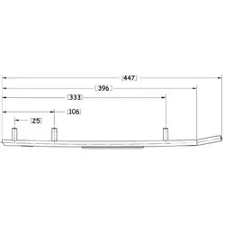 Sno-X Ripper Four Ohjausrauta pari 4" Kovametalli - Ohjausraudat - 4350 - 1