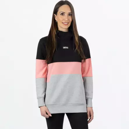 Women's Stripe Pullover Hoodie - Naiste Hupparit & Fleece - 684 - 1