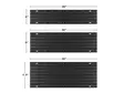 Caliber LowPro GripGlide - Wide (12") - Single Set - 8pc. - Muut tuotteet - 17940 - 1