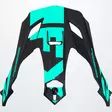 Torque X Team Helmet Peak 22-Blk/Mint-OS - Kypärien tarvikkeet - 19450 - 1
