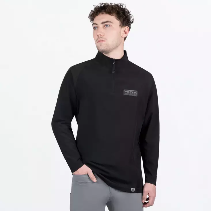 Men's Breeze UPF 1/4 Zip Longsleeve - Pitkähihaiset paidat - 296 - 1