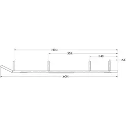 Sno-X Ripper Four Ohjausrauta pari 4" Kovametalli - Ohjausraudat - 4341 - 1