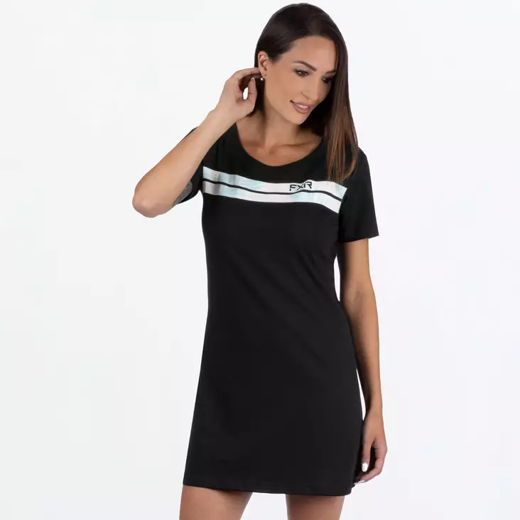 Women's Track T-Shirt Dress - T-paidat - 1173 - 1