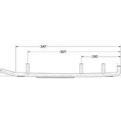 Sno-X Ripper Four Ohjausrauta pari 4" Kovametalli - Ohjausraudat - 4331 - 1