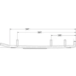 Sno-X Ripper Four Ohjausrauta pari 4" Kovametalli - Ohjausraudat - 4331 - 1