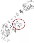 Sno-X Ilmaboxin kumilaippa Ski-Doo Etec 600/800 - Kaasutinlaipat - 3981 - 1