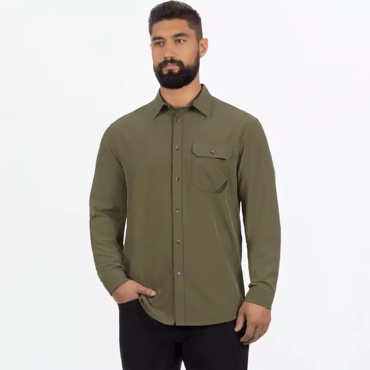 Men's Breeze Performance UPF Longsleeve Shirt - Pitkähihaiset paidat - 291 - 1