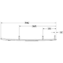 Sno-X Ripper Four Ohjausrauta pari 4" Kovametalli - Ohjausraudat - 4352 - 1