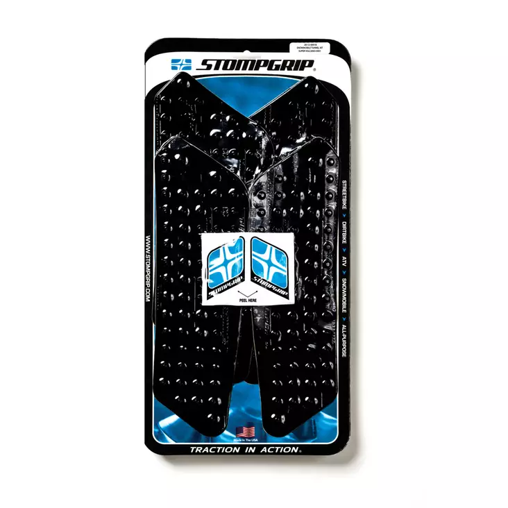 Stompgrip Snowmobile Tunnel Grip - Super Volcano : Black - Satulanpääliset - 18332 - 1