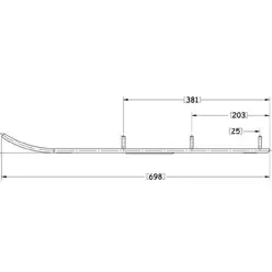 Sno-X Defender Ohjausrauta pari - Ohjausraudat - 14172 - 1