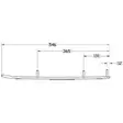 Sno-X Ripper Four Ohjausrauta pari 4" Kovametalli - Ohjausraudat - 4352 - 1