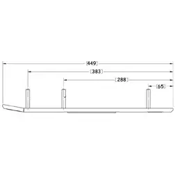Sno-X Ripper Four Ohjausrauta pari 4" Kovametalli - Ohjausraudat - 4343 - 1