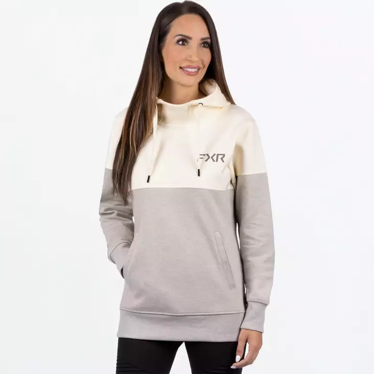 Women's Stripe Pullover Hoodie - Naiste Hupparit & Fleece - 653 - 1