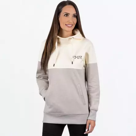 Women's Stripe Pullover Hoodie - Naiste Hupparit & Fleece - 653 - 1