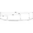 Sno-X Slasher Six Ohjausrauta pari 6" Kovametalli - Nastat - 4293 - 1