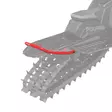 K-BUMPER REAR 146 RED - Moottorikelkan Puskurit - 51274 - 1