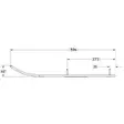 Sno-X Ripper Four Ohjausrauta pari 4" Kovametalli - Ohjausraudat - 4344 - 1