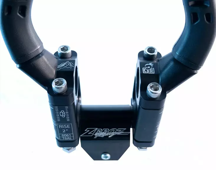 CFR Tartuntakahva adapteri V1 (Knucks riser) Ski-Doo Gen4 Musta - Grab barit - 17605 - 1