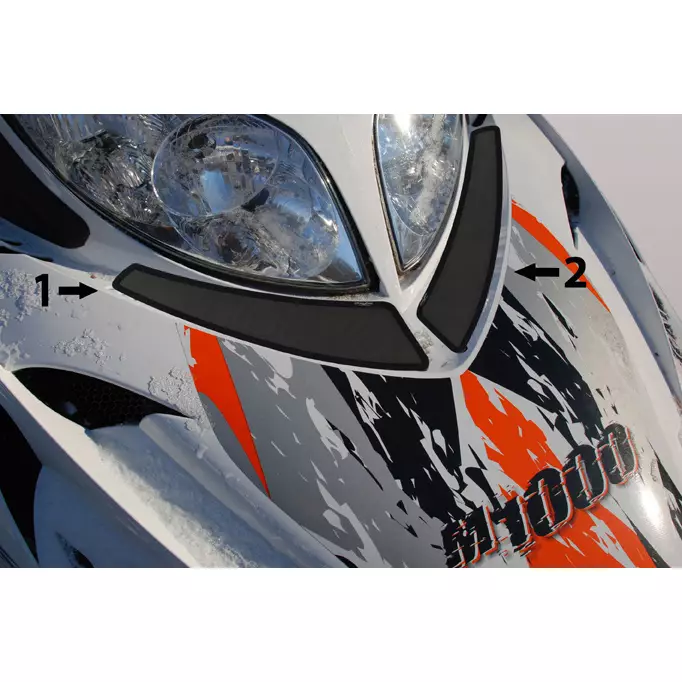 Frogzskin Arctic Cat Headlight Vent Cover (2 pc) - 05-11 M-Series 06-11 CF - Ilmastointikalvot - 17445 - 1