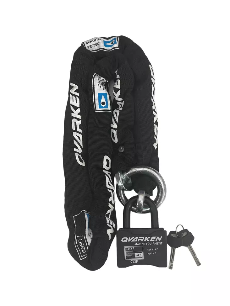 Hyper Lukituspaketti ketju+lukko Luokka 3 1.5m - Ketjulukot ja ketjut - 3745 - 1