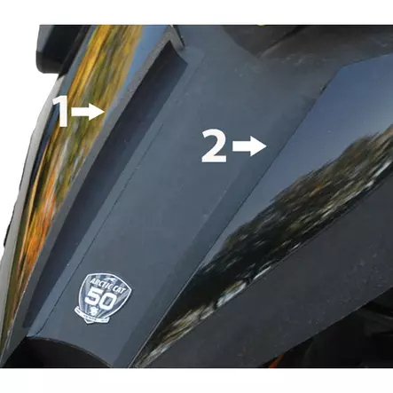 Frogzskin Arctic Cat F/XF/M Inner Hood Kit 2012- (2pc) - Ilmastointikalvot - 17495 - 1
