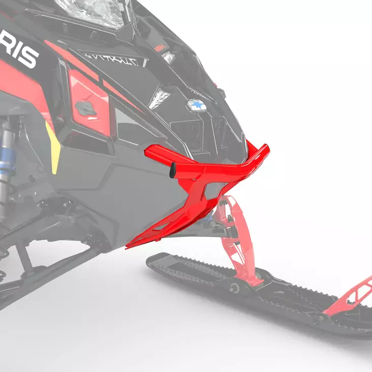 K-BUMPER FRONT RED - Moottorikelkan Puskurit - 51226 - 1