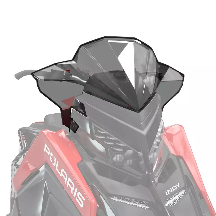 K-WINDSHIELD MID SMOKE - Moottorikelkan Tuulilasit - 47946 - 1