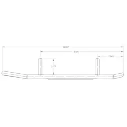 Sno-X Ripper Four Ohjausrauta pari 4" Kovametalli - Ohjausraudat - 4336 - 1