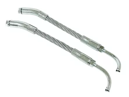 Sno-X Liukukiskon jäähdyttäjät Vaijerimalli 30.1cm (pari) - Ketjukotelon rattaat - 12166 - 1