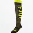 Moto Sock 26-Black/Army/HiVis-O/S - Alusasut - 34246 - 1