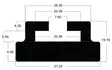 Sno-X Liukukisko Arctic Cat/BRP/Yamaha 107.5cm Musta - Muut tuotteet - 3836 - 1