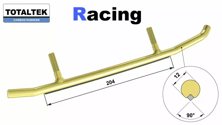 Ohjainrauta, Pari - Totaltek Moottorikelkan ohjainraudat - 67 - 1