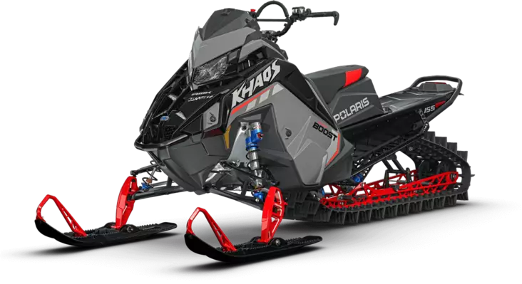 POLARIS BOOST RMK KHAOS 155 Warm Tone Gray - Polaris Moottorikelkat - 2587 - 1