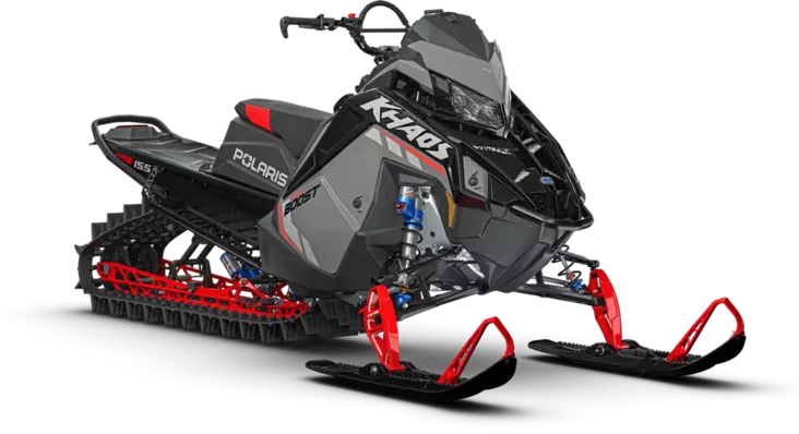 POLARIS BOOST RMK KHAOS 155 Warm Tone Gray - Polaris Moottorikelkat - 2587 - 1
