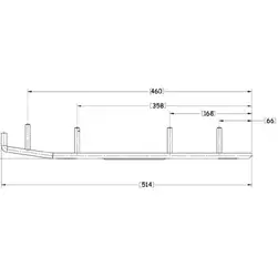 Sno-X Ripper Four Ohjausrauta pari 4" Kovametalli - Ohjausraudat - 4337 - 1