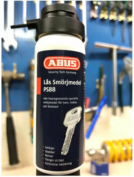 ABUS Lukkospray 50 ml Swedish text - Lukko tarvikkeet - 4478 - 1
