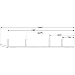 Sno-X Ripper Four Ohjausrauta pari 4" Kovametalli - Ohjausraudat - 4338 - 1