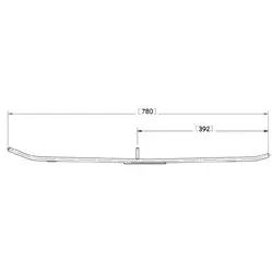 Sno-X Ripper Four Ohjausrauta pari 4" Kovametalli - Ohjausraudat - 4378 - 1