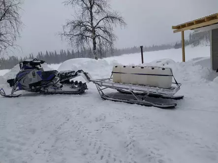 Sno-X Tundra Reki Säädettävä vetokoukku Goose Neck (sis. asennussarja) - Reet ja pulkat - 3268 - 1