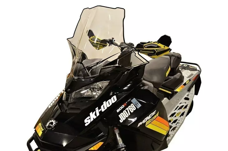 Powermadd Tuulilasi Ski-Doo Gen4 Korkea 22" Kirkas/Mustalla grafiikalla - Tuulisuojat - 3349 - 1