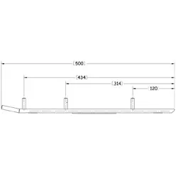 Sno-X Defender Ohjausrauta pari - Ohjausraudat - 14169 - 1