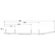 Sno-X Ripper Four Ohjausrauta pari 4" Kovametalli - Ohjausraudat - 4339 - 1